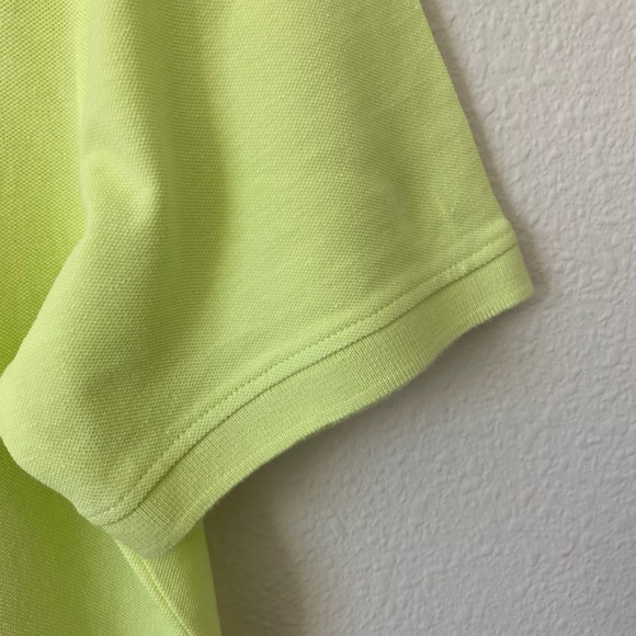 Crew Clothing Company Men’s Classic Pique Polo Shirt in Citrus Lime Size Medium - Picture 8 of 15